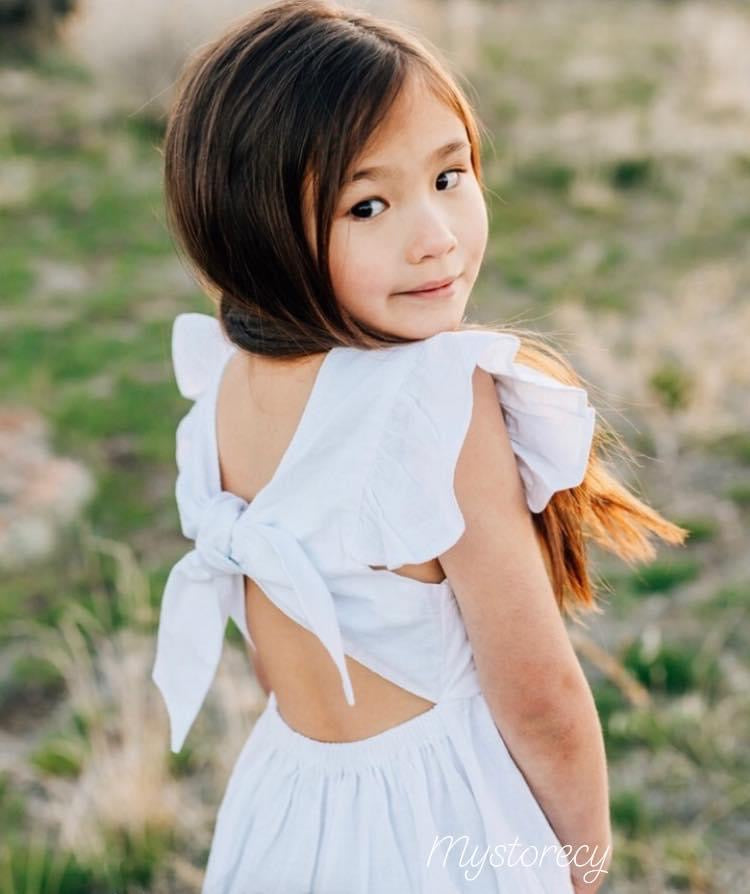 Φόρεμα λευκό 3-8 χρονών