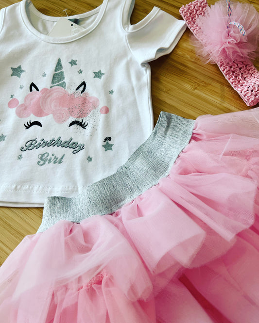 Σετ Unicorn Birthday Girl 1-5Y
