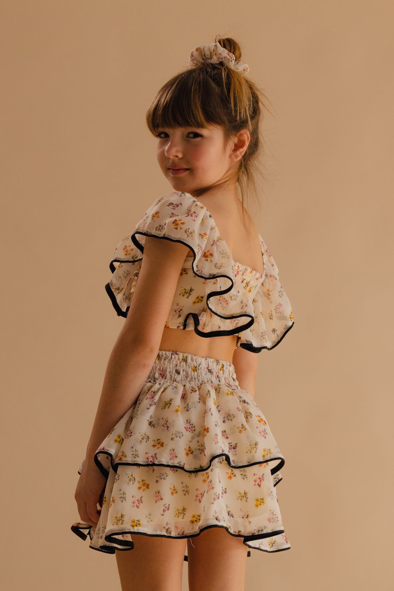 ALICE  ΣΕΤ ΜΕ ΦΟΥΣΤΑ FLORAL 3-12Y