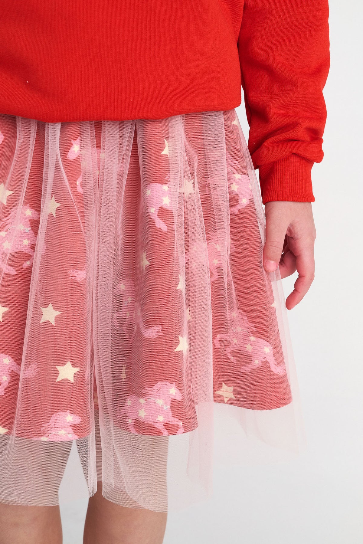 TWO IN A CASTLE Magic Horses Set With Allover Print Tutu Skirt 2-10Υ