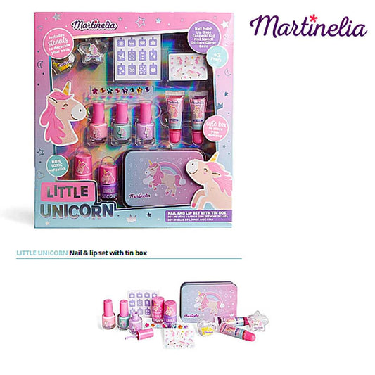 Martinelia UNICORN Nail and Lip Set with tin box