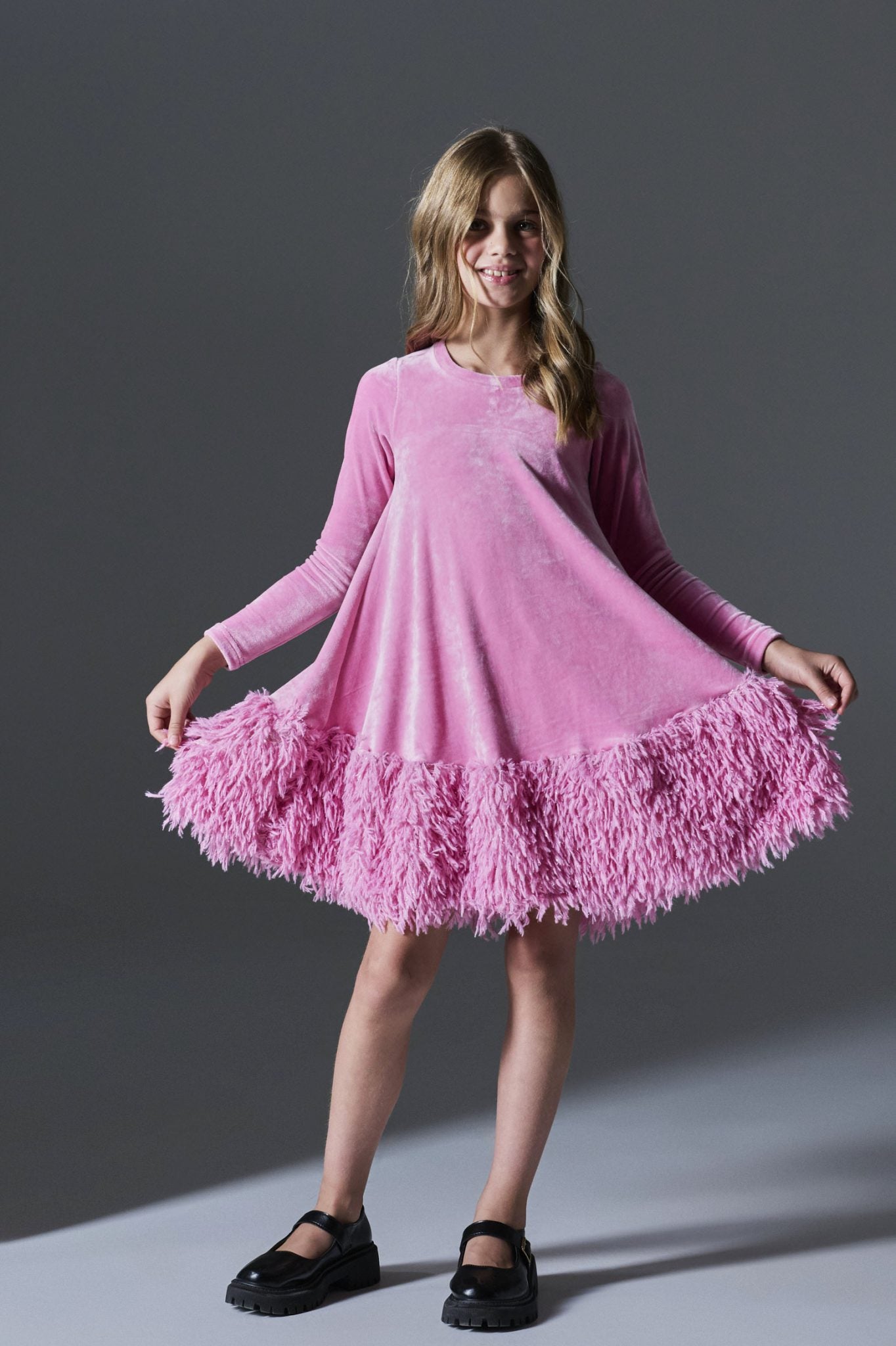 Melin Rose Φόρεμα βελούδο 3-12Y