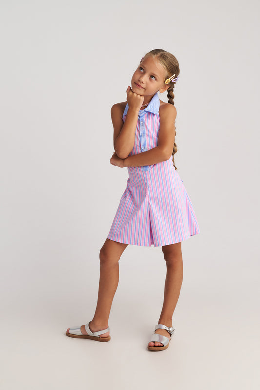 Two in a castle - The Cool Backless Shirt Playsuit