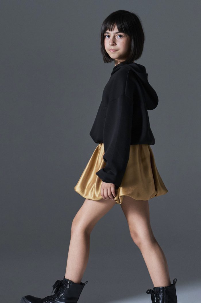 Melin Rose Φούστα balloon Χρυσή 4-12Y