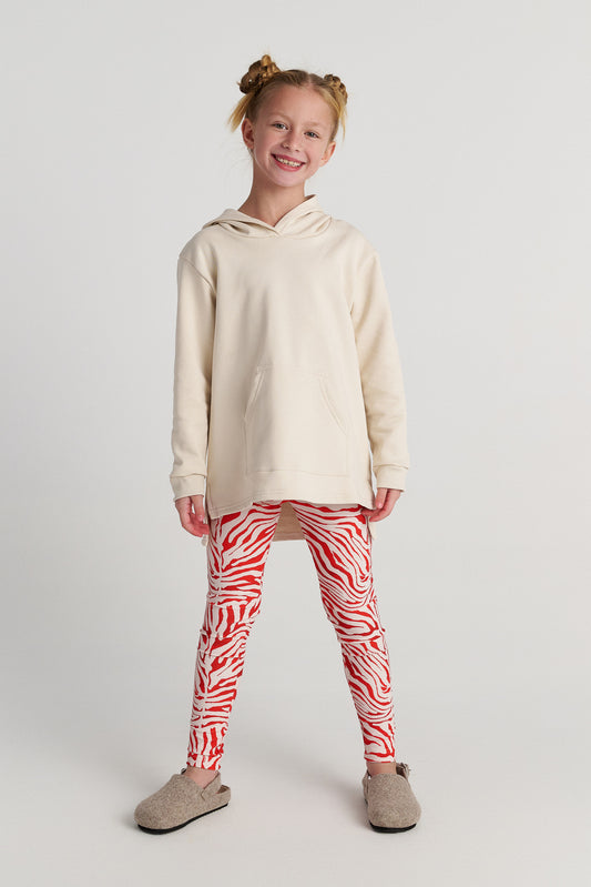 TWO IN A CASTLE Red Safari Animal Print Athletic Set