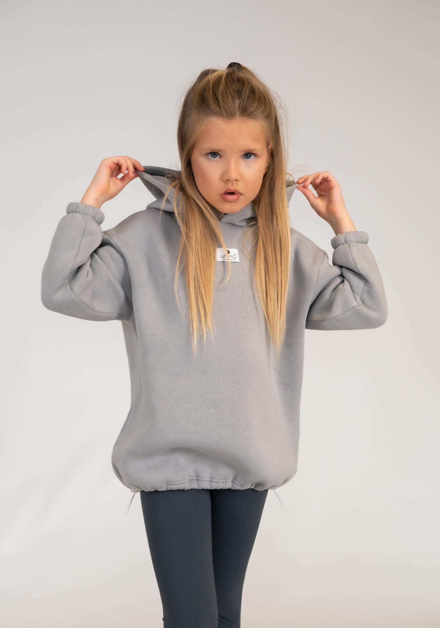 ΣΕΤ MINIMO.BYCH OVERSIZED ΦΟΥΤΕΡ GREY ΜΕ ΚΟΛΑΝ 2Υ-SMALL