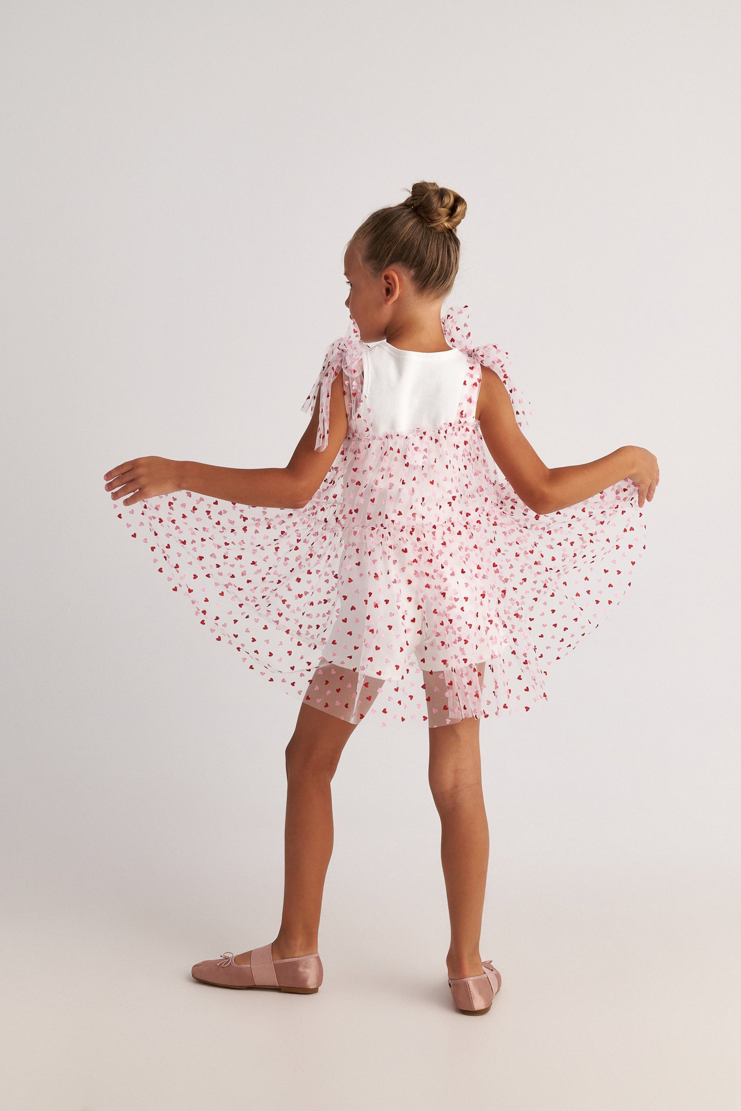 Two in a castle - Heartbeat Tank Top, Shorts & Tulle Dress Set