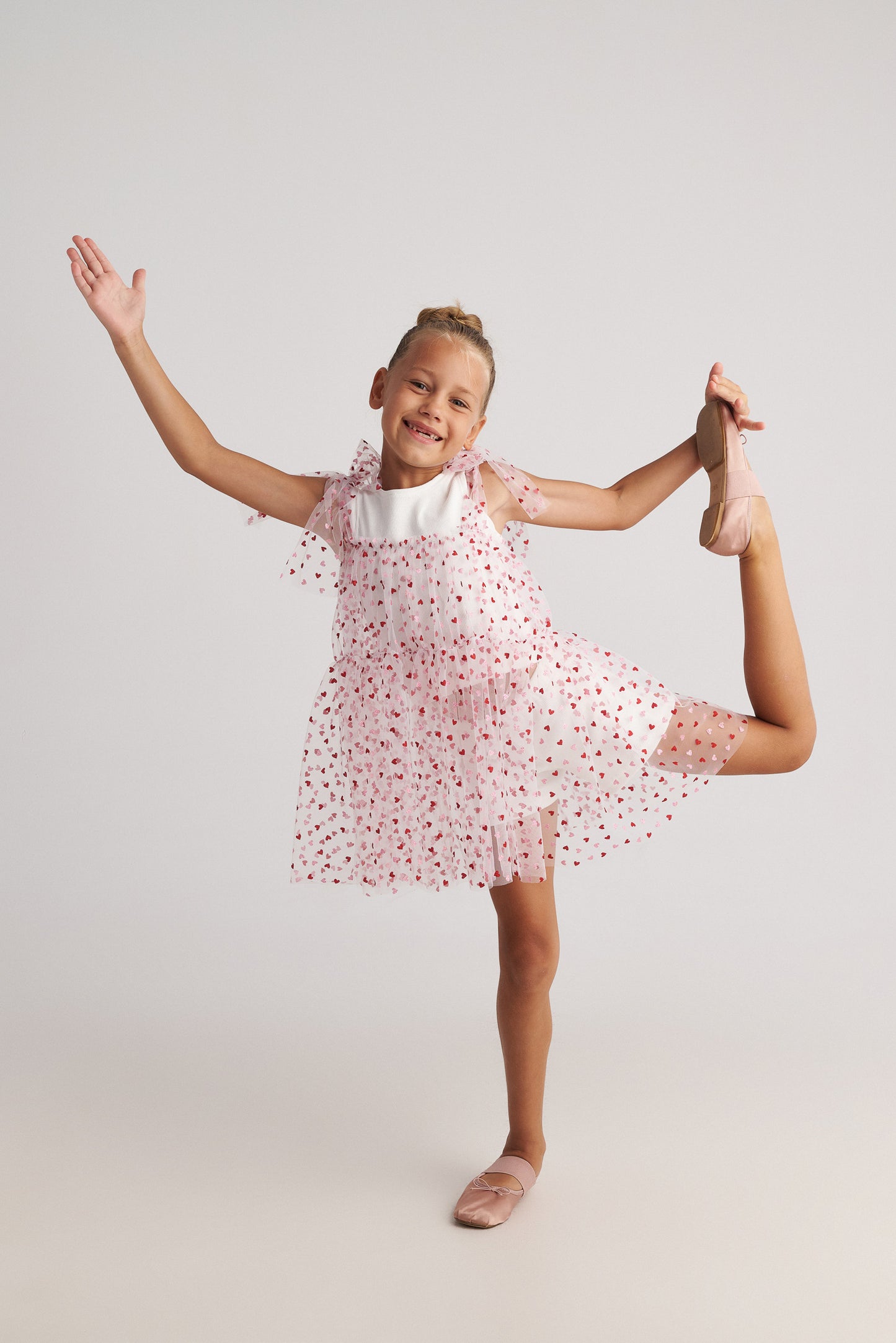 Two in a castle - Heartbeat Tank Top, Shorts & Tulle Dress Set