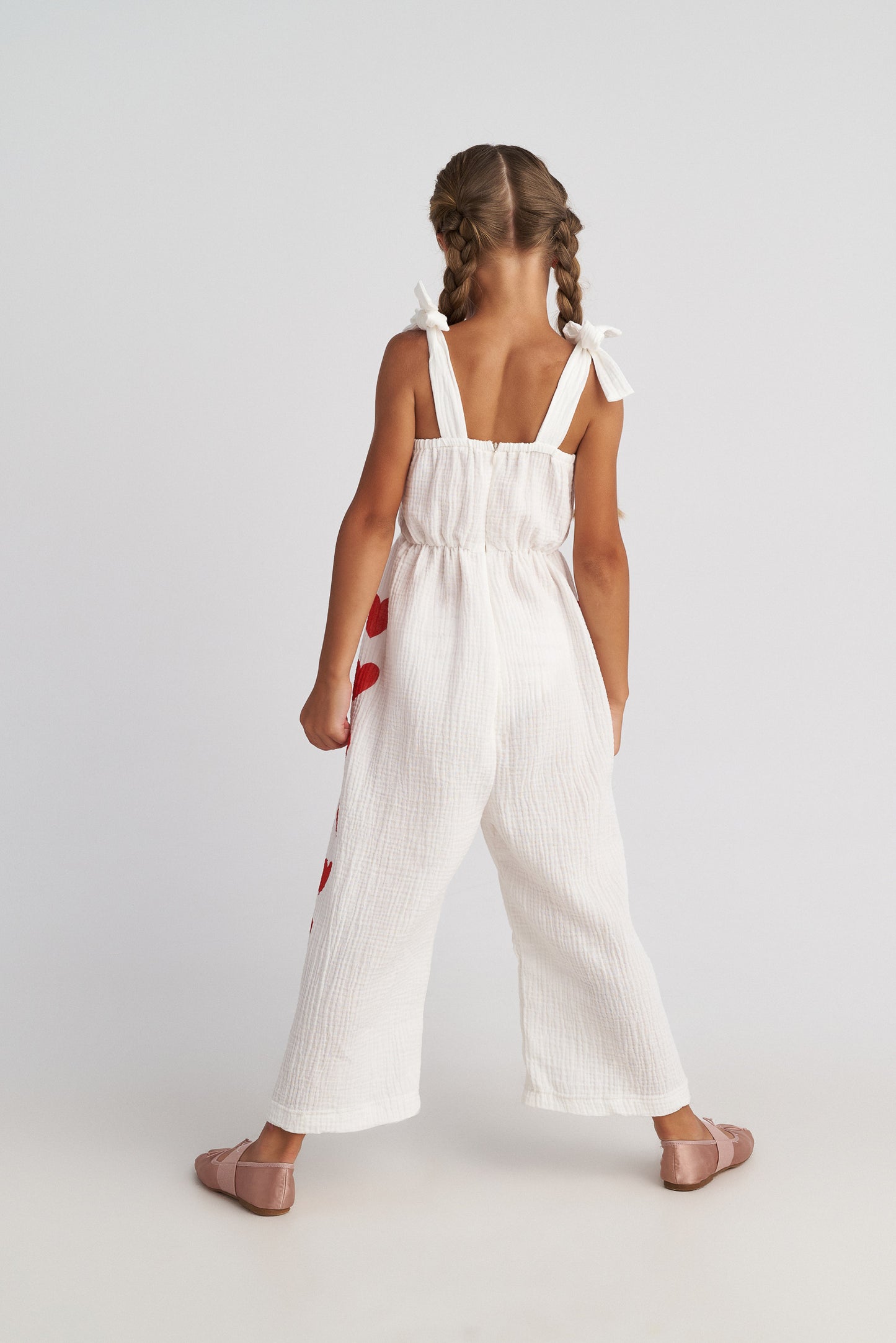 Two in a castle -The Hearts Jumpsuit for Kids