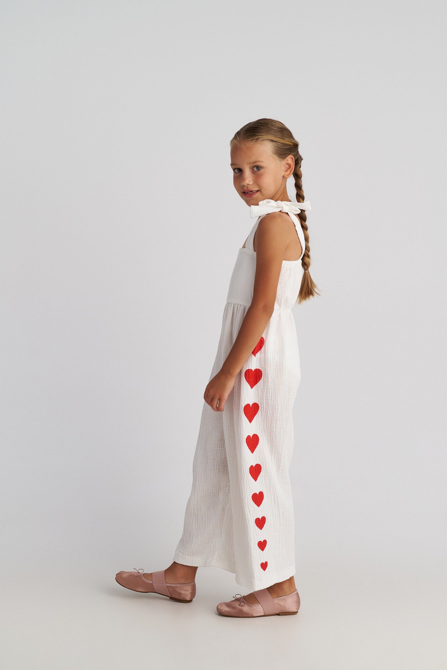 Two in a castle -The Hearts Jumpsuit for Kids