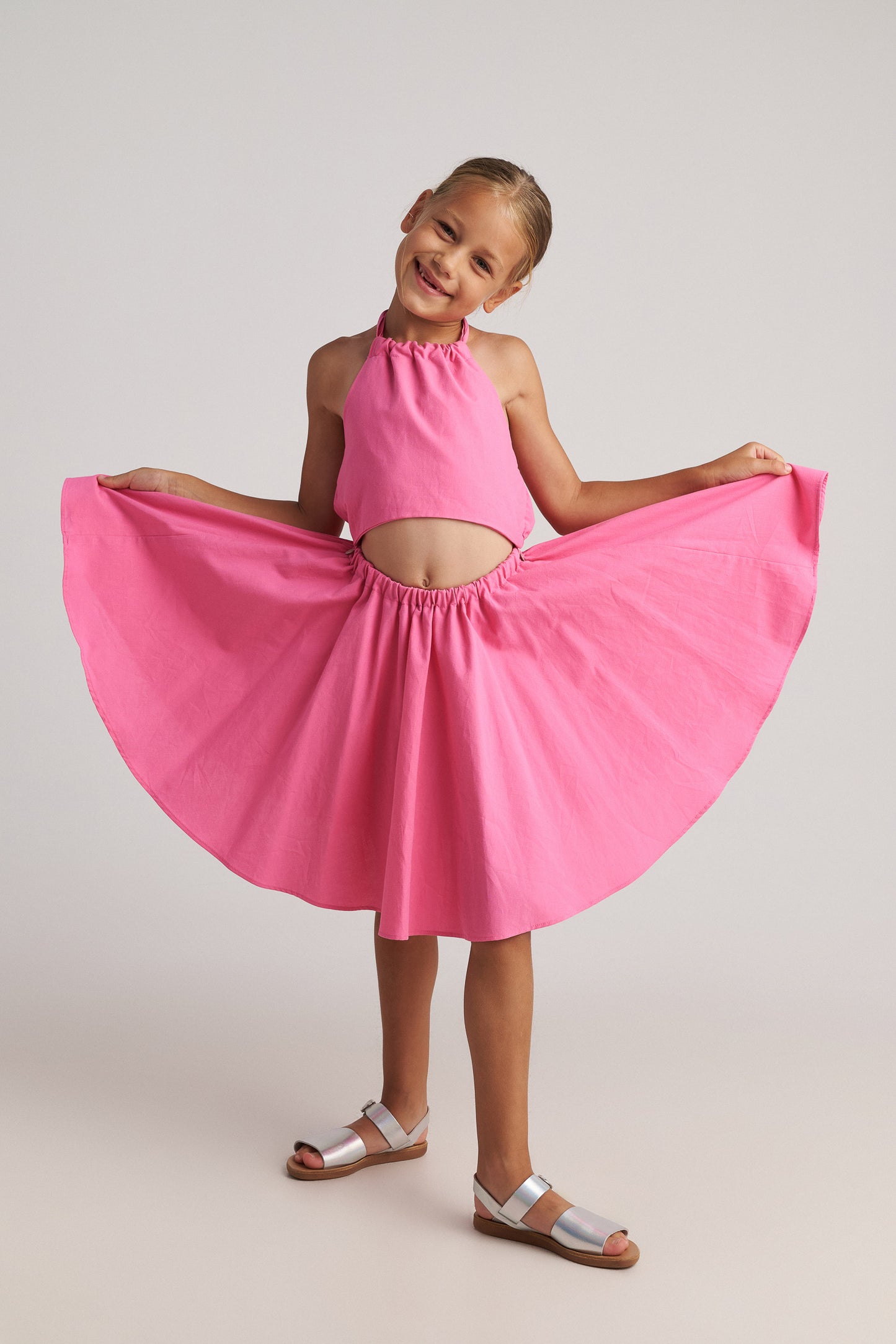 Two in a castle - Bubblegum Forest 2-Piece Circle Dress