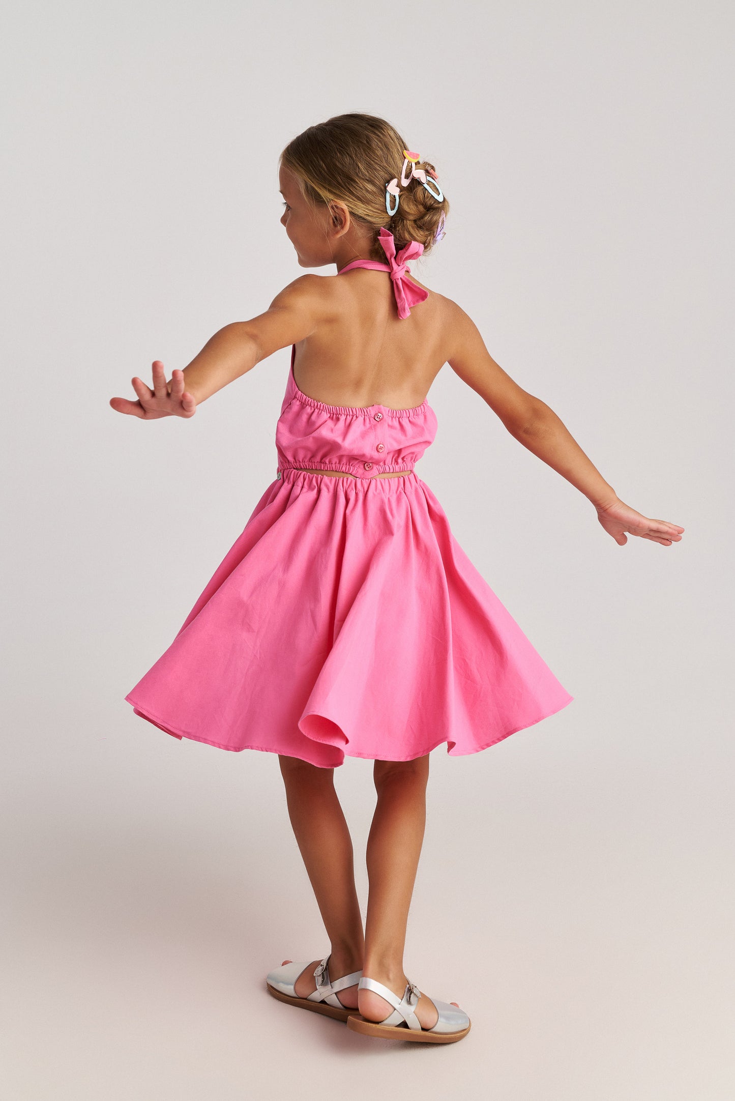 Two in a castle - Bubblegum Forest 2-Piece Circle Dress