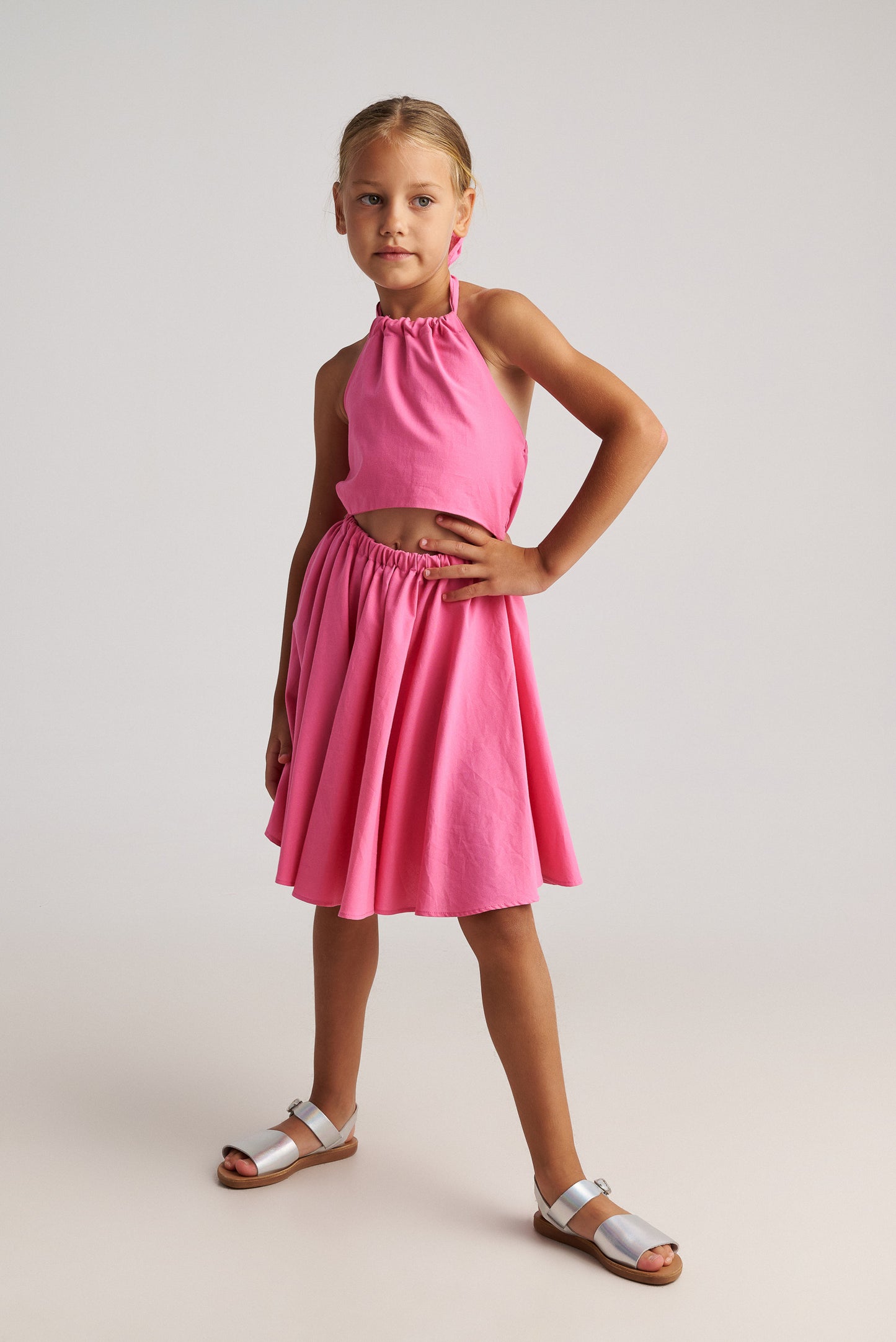 Two in a castle - Bubblegum Forest 2-Piece Circle Dress