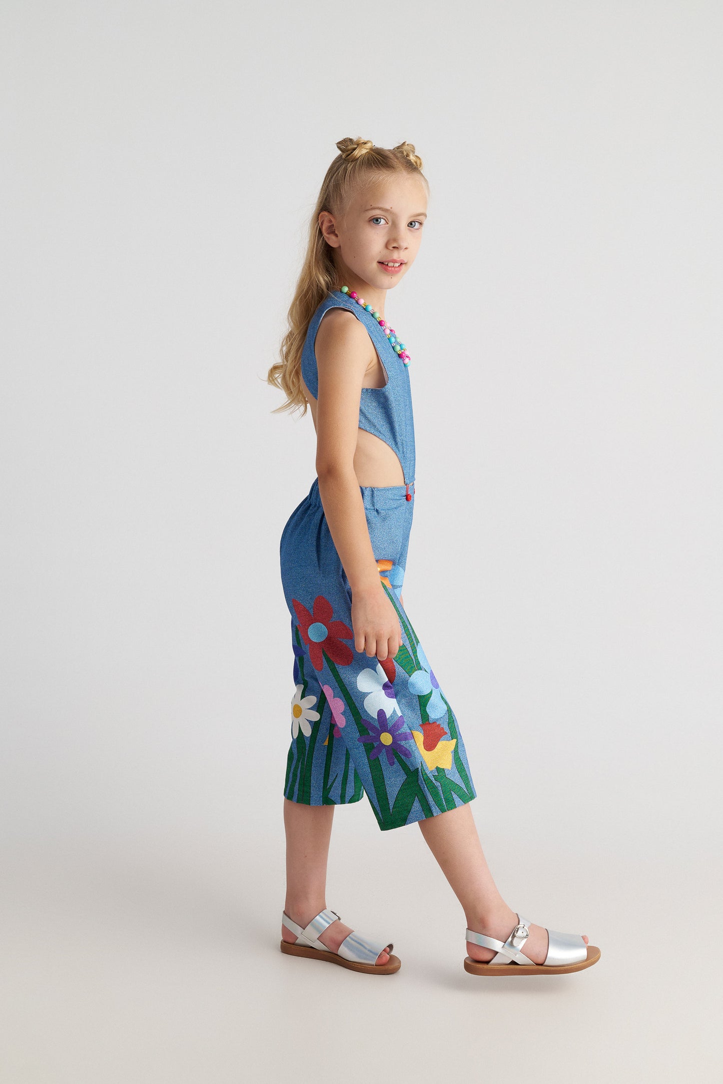 Two in a castle - Two Piece Flower Young Jumpsuit