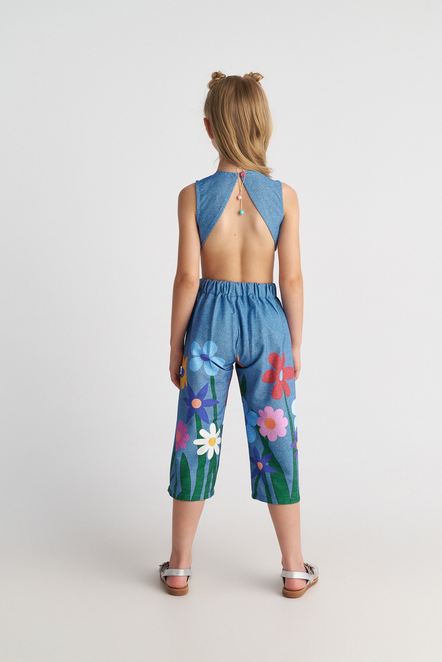 Two in a castle - Two Piece Flower Young Jumpsuit