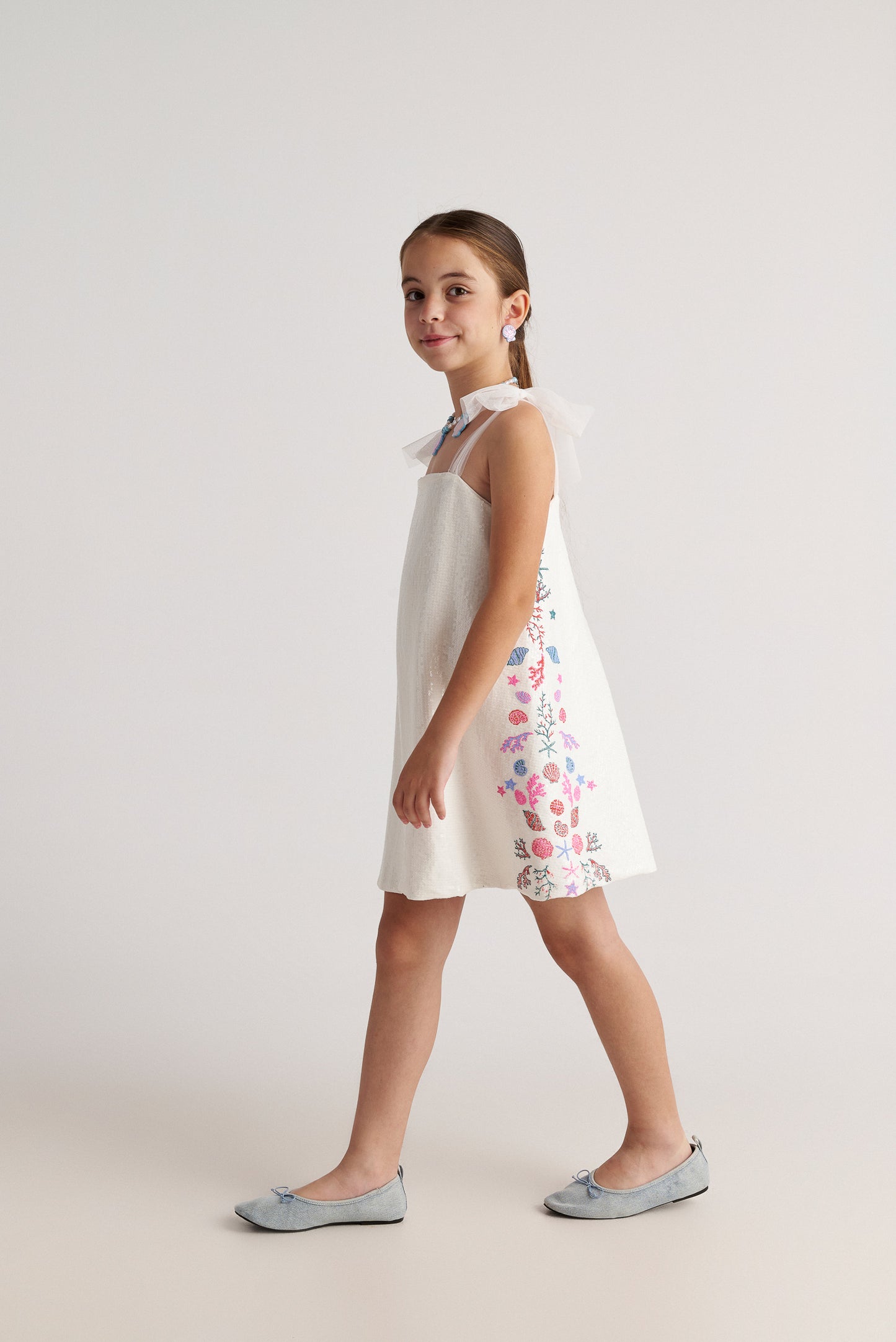 Two in a castle - Mermaid & Shells Sequin Mini Dress