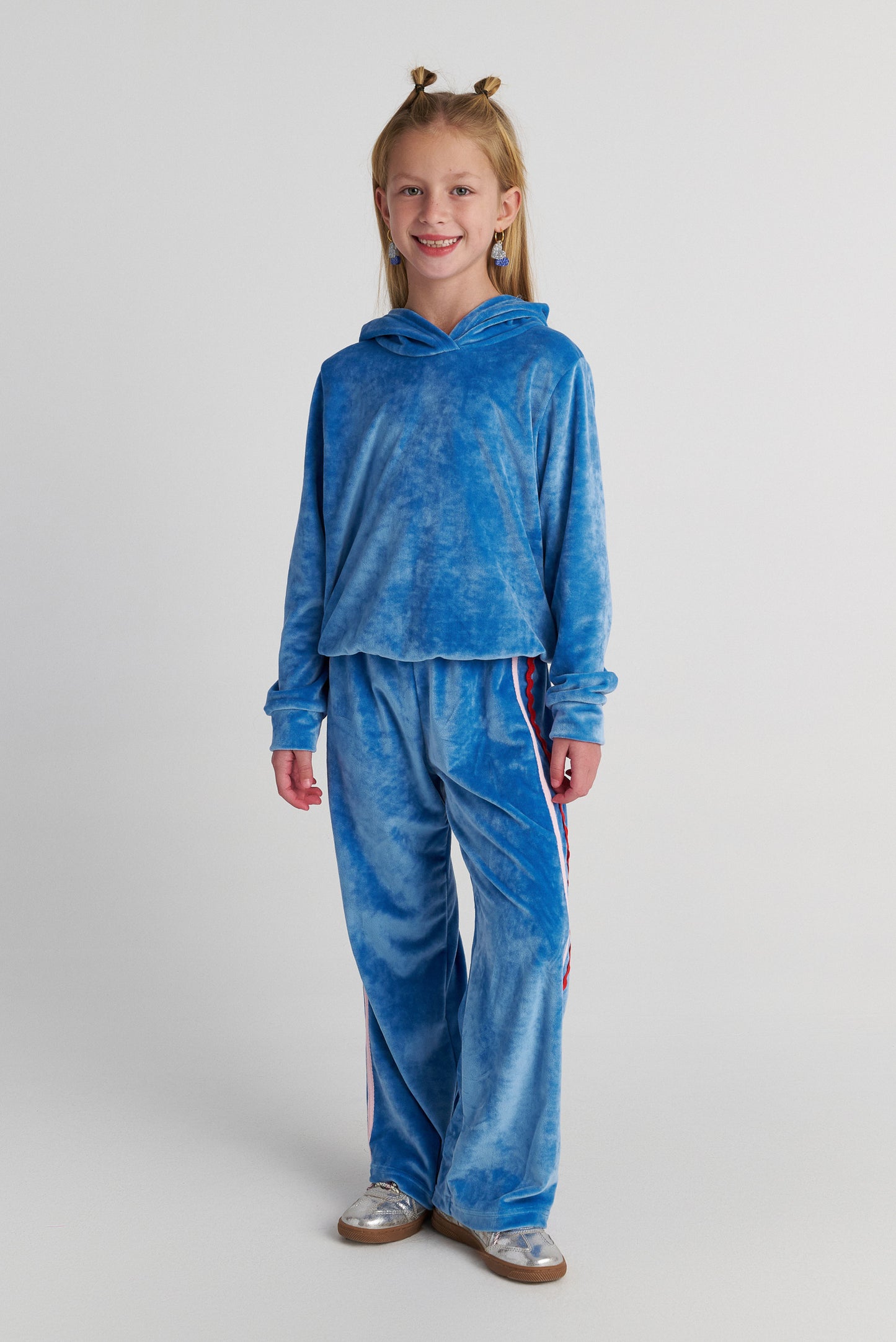 TWO IN A CASTLE Velvet Cloud Hooded Top And Pants