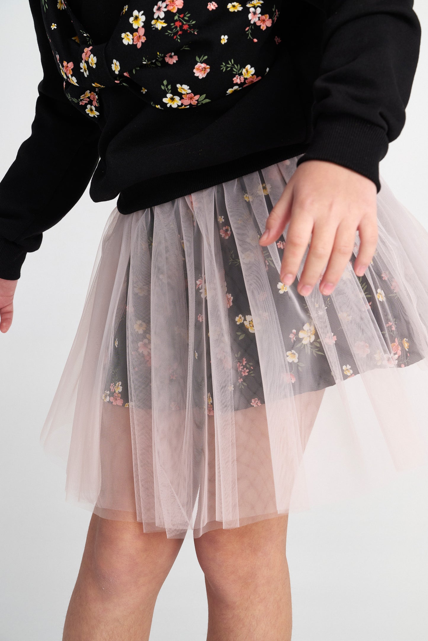 TWO IN A CASTLE Valley Night Sweater Top And Tutu Shorts Set
