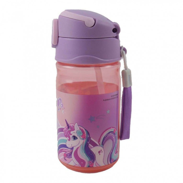 Πλαστικό Παγούρι με καλαμάκι BARBIE 350ml