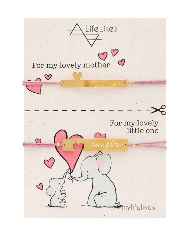 Charm Mother Daughter Χρυσό