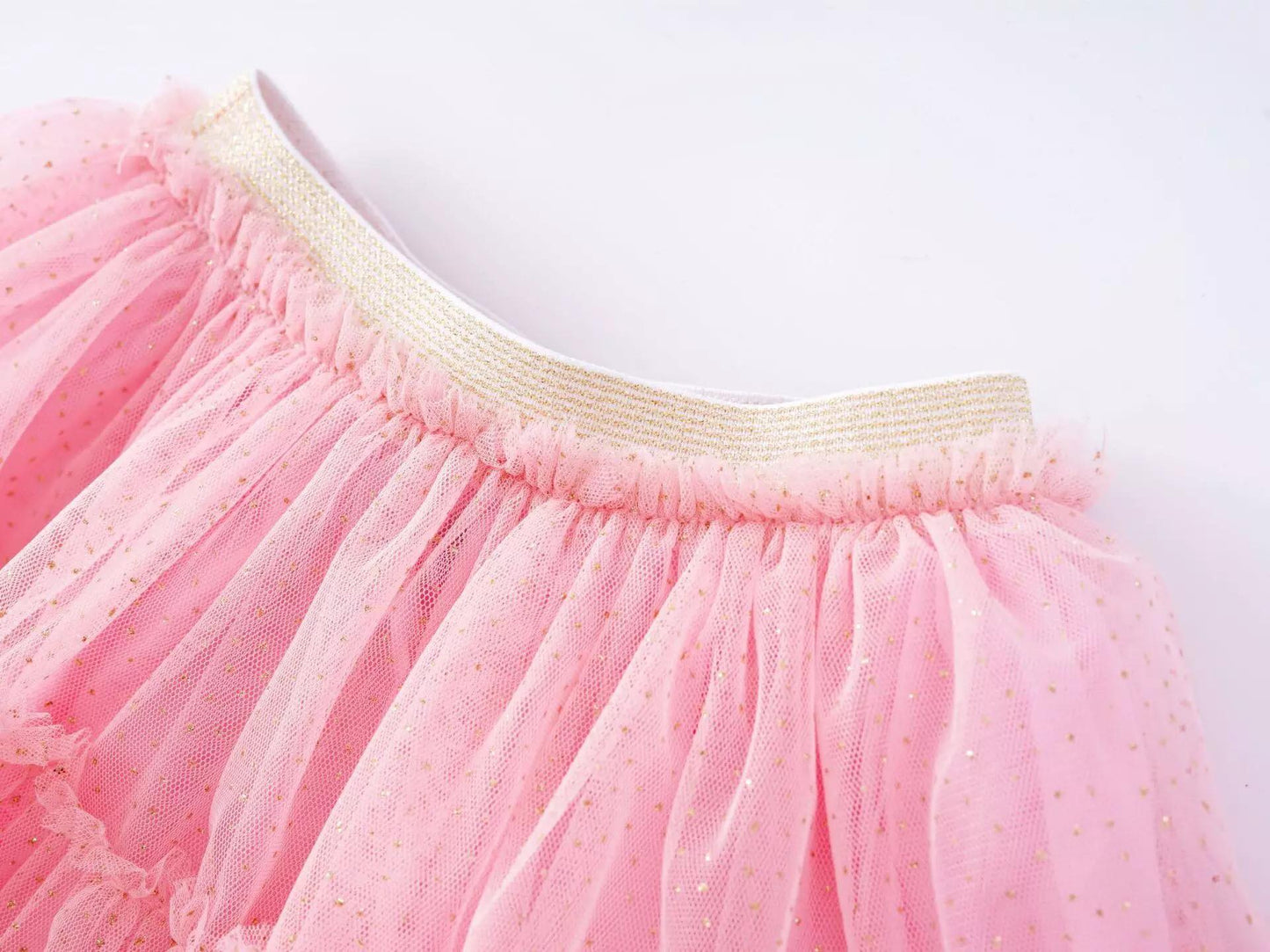 Tutu φούστα με glitters σε ροζ χρώμα