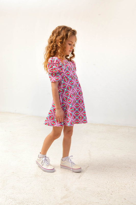 PRINTED MINI DRESS