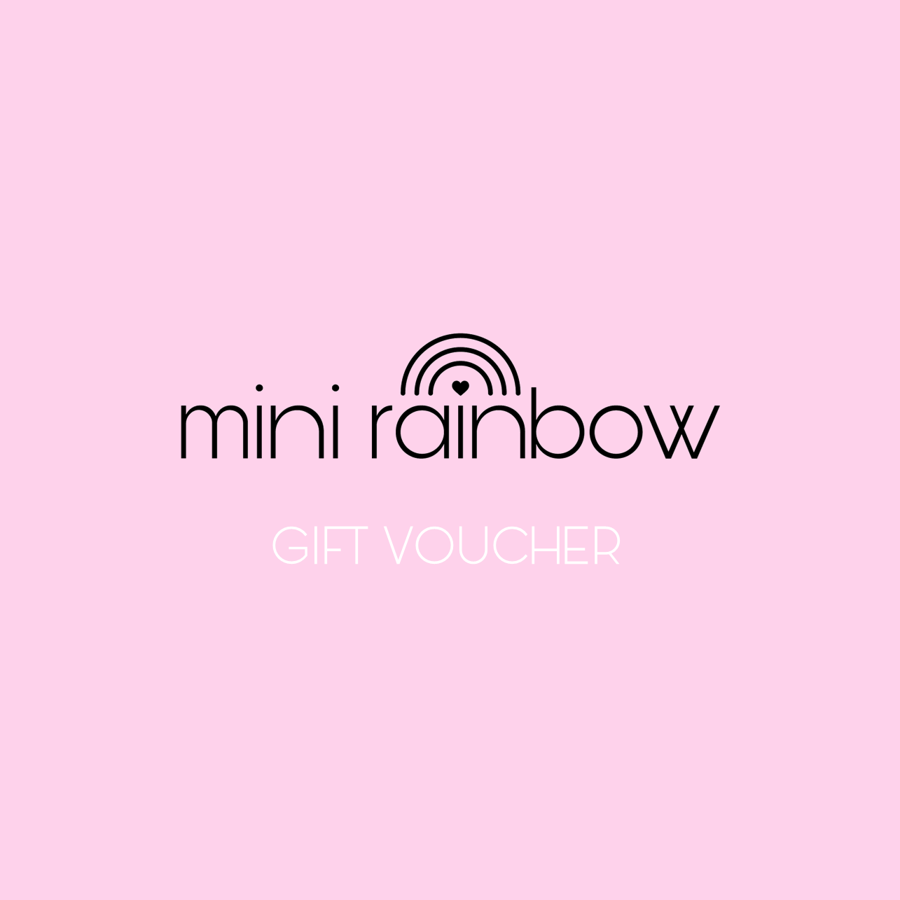 mini rainbow δωροκάρτα