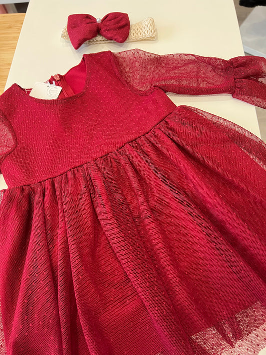 Φόρεμα με τούλι 1-6Y