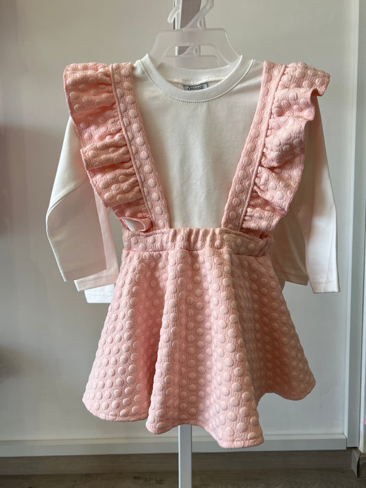 Σετ φόρεμα με μπλούζα ροζ 1-6Y