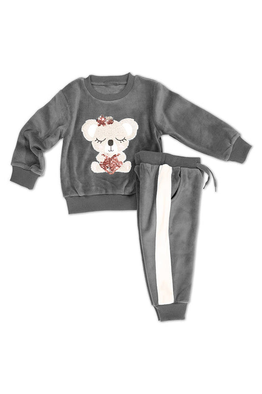 Φόρμα βελούδο  1-6Y