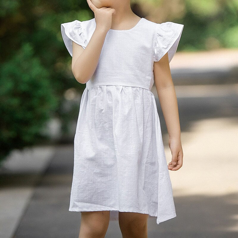 Φόρεμα λευκό 3-8 χρονών