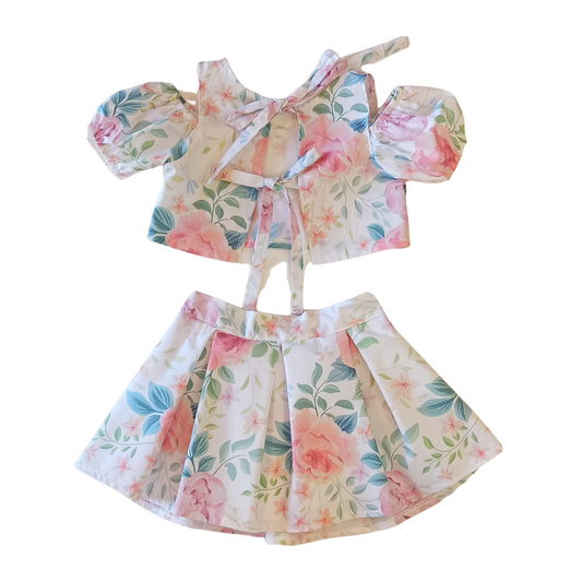 Σετ με φούστα floral